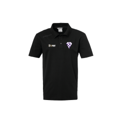 Polo coton noir Uhlsport SC...
