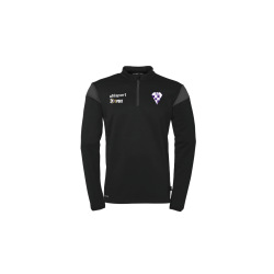 Sweat 1/2 zip noir Uhlsport...