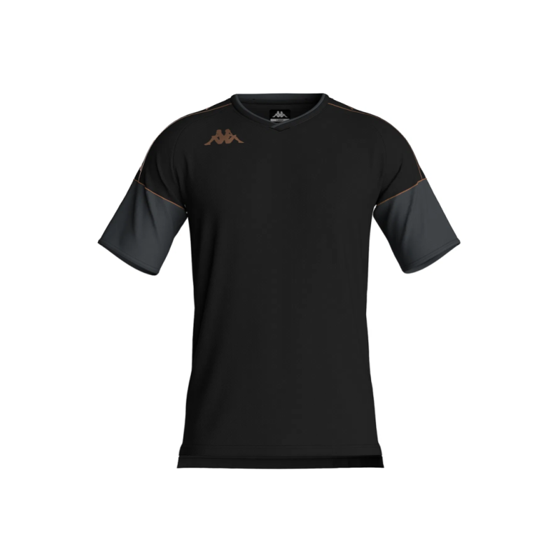 Maillot Noir Mianto de Football & Futsal Kappa