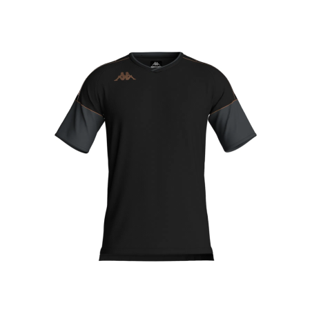 Maillot Noir Mianto de Football & Futsal Kappa
