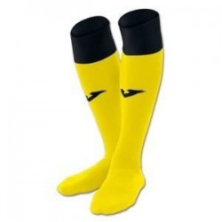 Chaussettes de futsal et football Calcio 24 jaunes et noires Joma