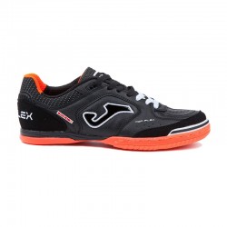 Chaussures de Futsal NOIRES semelle ORANGE Top Flex IN Joma