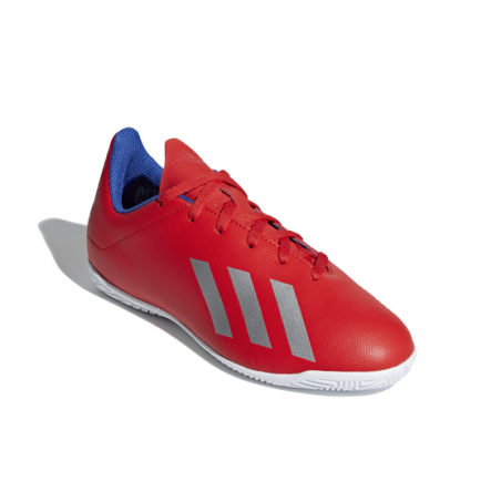 Chaussures de Futsal rouges X TANGO 18.4 IN adidas junior