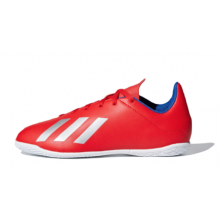 Chaussures de Futsal rouges X TANGO 18.4 IN adidas junior