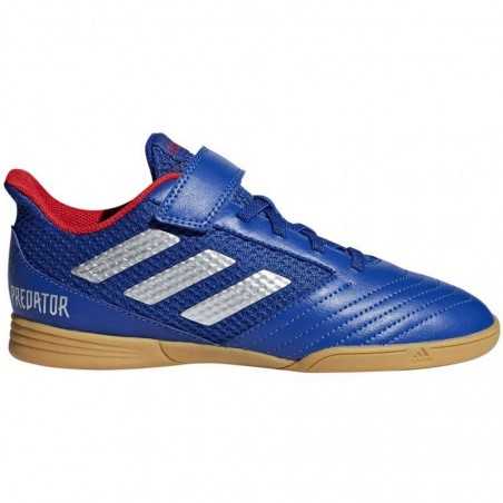 Chaussures de futsal bleues Predator 19.4 IN sala adidas enfant
