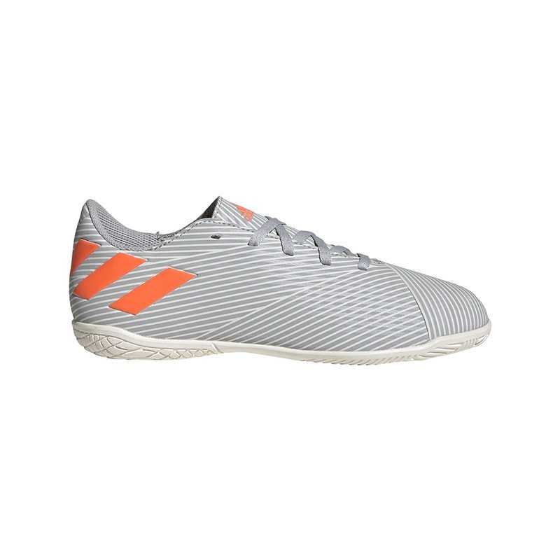 Chaussures de Futsal pour enfants NEMEZIZ 19.4 IN grises ADIDAS