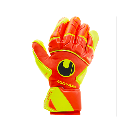 Gants de Football et Futsal orange Dynamic Impulse Absolut Grip Reflex