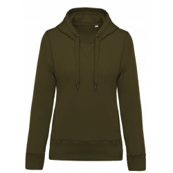 Sweat-shirt Bio Femme à capuche personnalisable Kariban