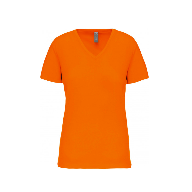 T-shirt Col V Bio Femme personnalisable Kariban