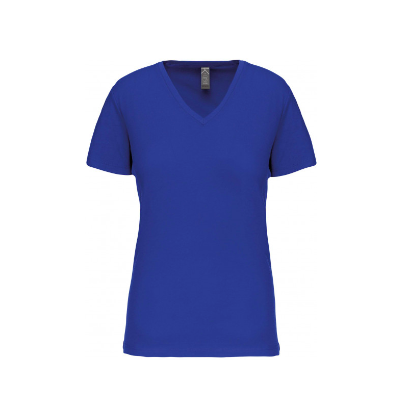 T-shirt Col V Bio Femme personnalisable Kariban