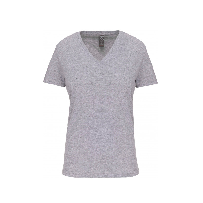 T-shirt Col V Bio Femme personnalisable Kariban