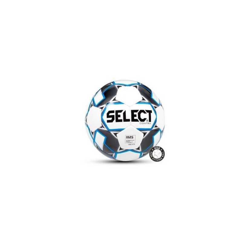 Ballon de Football Blanc et Bleu CONTRA Select