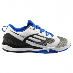 Chaussures Padel Hack Hybrid Fly 22V BULLPADEL BLANC/BLEU ROYAL